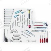 WRIGHT Fractional Mechanics Tool Set: 135 Total Pcs, SAE, 1/4in/3/8in/1/2in Socket Drive Size (MPN 141). Key specifications — attr538253: WRIGHT; attr548973: Diagonal Cutting Pliers; attr548974: Phillips Screwdrivers; attr548975: (38) Hand Socket 6 Pt Std SAE; attr548983: Adjustable Wrench.