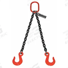 LIFT-ALL Double Leg Chain Sling: 3/4 in Chain Trade Size, 100 Chain Grade, Sling Hook, Alloy Steel (MPN 34DOSW10X12). Key specifications — attr994064: LIFT-ALL.