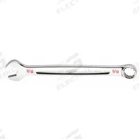 MILWAUKEE Combination Wrench: Chrome Vanadium Steel, Chrome, 9/16 in Head Size, 7 3/8 in Overall Lg (MPN 45-96-9418). Key specifications — attr309539: 9/16 in; attr309567: Yes; attr324930: MILWAUKEE.