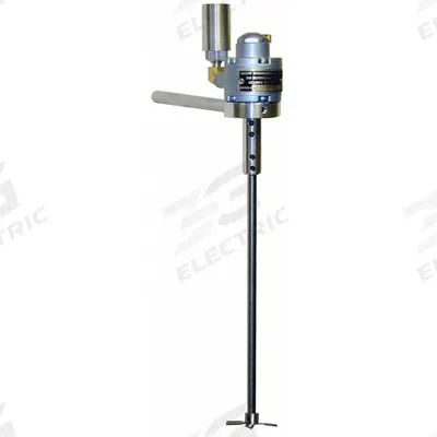 ARROW MIXING PRODUCTS Laboratory Mixer: Top, Clamp/Stand, 1/4 in Male NPT Inlet, NPT, 4 Blades - Air-Powered Propeller Mixers
