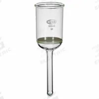 APPROVED VENDOR Buchner Funnel with Fritted Disc: Borosilicate Glass, 15 mL, 20 mm, 8 mm, Colorless (MPN BF256-15M). Key specifications — Product Type: Separatory Funnel; Body Color: Colorless; Brand: APPROVED VENDOR.
