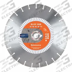 HUSQVARNA Diamond Saw Blade: Concrete/Granite, 30 in Blade Dia., 1 in Arbor Size, Wet, Better (MPN Blue200B-30). Key specifications — attr1097734: Wet; attr1097738: Small Flat Saw; attr1097751: HUSQVARNA.