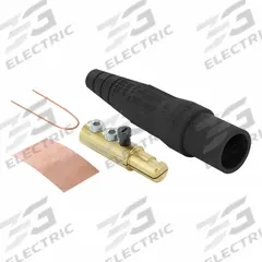 Single Pole Inline: Male, Black, 600V AC/600V DC, 190 A, Double Set Screw Termination, 16 Series (MPN 16D44-UE). Key specifications — Gender: Male; Series: 16; Brand: LEVITON.