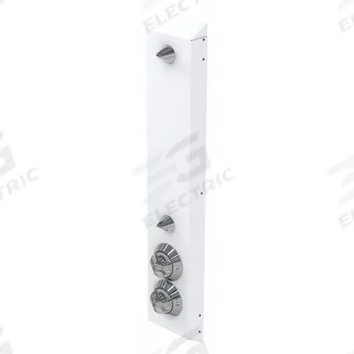 BESTCARE Shower Faucet Panel: WH458, 1.5 gpm Fixed Showerhead Flow Rate, Brass - Institutional Shower Panels