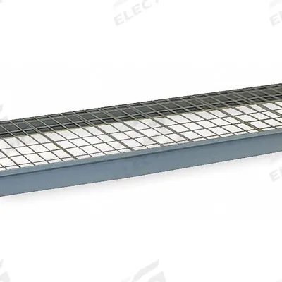 LYON Bulk Storage Rack: 96 in x 48 in x 3 5/8 in, 14 ga Beams, Steel - Wire Decking Bulk Rack Shelf Kits