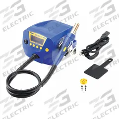 HAKKO Rework Station: 1 Channel, 820 W, ESD Safe (MPN FR810B-05). Key specifications — Handpiece Style: Hot Air Rework Tool; Manufacturer Part Number: FR810B-05; ESD Safe: Yes; Brand: HAKKO.
