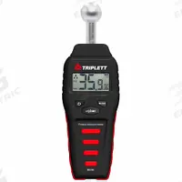 TRIPLETT Moisture Meter: Digital, LCD, Pinless, Wood, Ball Pinless, Ball-Type Probe, Not Certified (MPN MS300). Key specifications — Display Type: Digital; Probes Included: Ball Pinless; Features: Low Battery Indicator; Compatible Material: Wood; Digital Display Screen Type: LCD; Brand: TRIPLETT.
