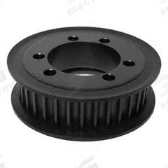 APPROVED VENDOR Timing Belt Pulley: Curvilinear, Bushed, For HTD Timing Belt Section, 32 Teeth (MPN QD32-8M-20). Key specifications — Brand: APPROVED VENDOR; Finish: Black Oxide; For Belt Series: PowerGrip® HTD®; For Bushing Size: H.