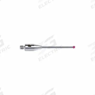 INSIZE M2 Stylus: CMM Straight Stylus, Ball, Straight, 0.098 in Ruby Ball Tip - Straight CMM Styli