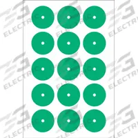 ACCUFORMNMC Gauge Marking Labels: Green, Polyester, 15 PK (MPN GML102GN). Key specifications — Label Color: Green; Label Material: Polyester.