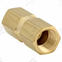 APPROVED VENDOR Piston Spring Check Valve: Piston, Inline Valve Body, 1/2 in Pipe Size, FNPT x FNPT (MPN CHK BRS 815-8F8F-B). Key specifications — Brand: APPROVED VENDOR.