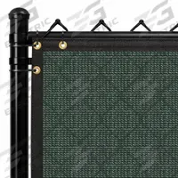 Privacy Screen: Green, High-Density Polyethylene, 5.66 ft Overall Ht, 50 ft Overall Lg (MPN FN-6x50-G). Key specifications — Brand: KEYSTONE FABRICS.