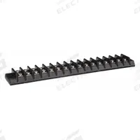 APPROVED VENDOR Barrier Terminal Strip: 16 Poles, 22 AWG – 12 AWG For Wire Sizes, 20 A Max Current (MPN 6ZEH7). Key specifications — Brand: APPROVED VENDOR; For Maximum Wire Size: 12 AWG; For Minimum Wire Size: 22 AWG; Cover Included: No.