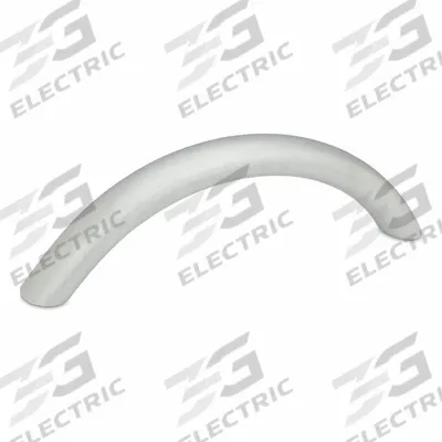 JW WINCO Pull Handle: Threaded Holes, Aluminum, Silver - Load-Rated Arched Pull Handles