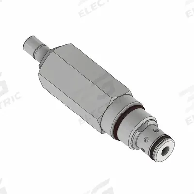Parker Direct Acting Relief Valve: Steel, Screw-In, Screwdriver Adjustment, Two-Way - Pressure Control Cartridge Valves