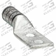 Compression Lug: For 2/0 AWG, Stranded Wire, 1/4 in Stud Size, Long, Copper Barrel (MPN 24C382). Key specifications — Inspection Hole: No; For Wire Type: Stranded; For Wire Sizes: 2/0 AWG; Brand: APPROVED VENDOR; Manufacturer Part Number: 24C382.