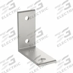 Inside Corner Bracket: Tall Inside-Corner Bracket, 45 Series, 90 mm x 41 mm x 90 mm, 4 Holes, Gray (MPN 093WD4590). Key specifications — Material: Aluminum; Brand: FATH INC.; Finish: Anodized.