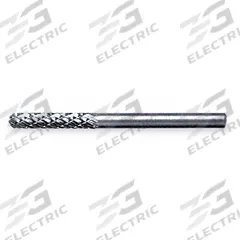 WIDIA Carbide Bur: Ball-Nosed Cylinder, SC-42, Double Cut, 1/8" x 9/16" Head, 1/8" Shank (MPN M41285). Key specifications — Trade Number: SC-42; Brand: WIDIA METAL REMOVAL.