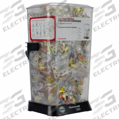 HOWARD LEIGHT BY PIP Earplug Dispenser: Dispenser with Refill, Contoured-T, 32 dB NRR - Contoured-T-Shaped Earplug Dispensers & Refills