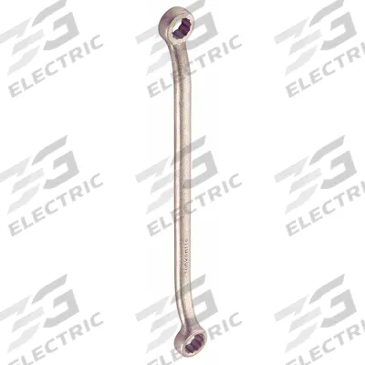 AMPCO Box End Wrench: Natural, 1/2 in_9/16 in Head Size, 9 1/2 in Overall Lg - SAE, Double End, 12-Point, Box End Nonsparking Wrenches