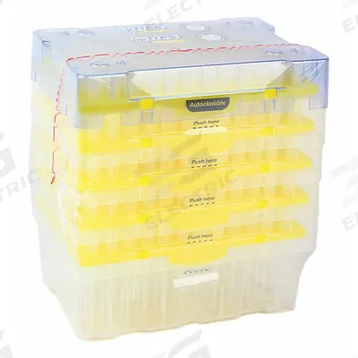 EPPENDORF Pipettor Tip: Non-Sterile, 200 ul Capacity, Preconfigured Rack, No Filter - Non-Strerile Pipette Tips