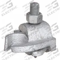 Edge Conduit Clamp: Steel, 13/64 in to 11/16 in, 1/2 in Trade Size (MPN ECC050). Key specifications — Compatible Conduit Type: EMT; IMC; RMC; Nominal Conduit/Pipe/Threaded Rod: 1/2 in; Beam Flange Thickness: 13/64 in to 11/16 in; Material: Steel; Finish: Galvanized; Color: Gray.
