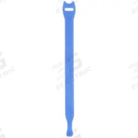 VELCRO BRAND Hook-and-Loop Cable Tie: 8 in Lg, 2.00 in, 0.75 in Wd, Nylon/Polypropylene, 900 PK (MPN 176040). Key specifications — Max. Bundle Dia.: 2.00 in; Material: Nylon; Color: Blue; Brand: VELCRO BRAND.