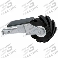 DYNABRADE Contact Arm: 31/32 in Belt Wd, 18 in Belt Lg, Dynafile III Series, 1 in Wheel Dia, Rubber (MPN 15351). Key specifications — attr1320326: 15300; attr1320321: Serrated; attr1320325: 15351; attr1320329: DYNABRADE; attr1320328: Yes.