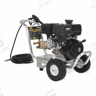 MI-T-M Gas-Powered Pressure Washer: Heavy Duty, Cart, 4,200 psi, 3.4 gpm - Cold Water Pressure Washers