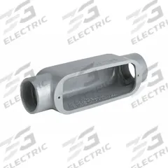 Conduit Outlet Body: Aluminum, 1/2 in Trade Size, C Body, 4 cu in Body Capacity, Threaded Hub (MPN OC-1). Key specifications — Finish: Powder Coated; For Use With: IMC; Brand: HUBBELL KILLARK; Hub Style: Threaded; Mfr. Series: O.