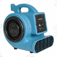 Centrifugal Blower: 800 cfm, 1/5 hp, Fixed Frame, 115V AC, 3 Speeds, Blue, Variable, Plastic (MPN PA-200-AM). Key specifications — Product Type: Centrifugal Blower; GFCI Protected: No; Number of Speeds: 3; Housing Material: Plastic; Brand: PURAERO; Nominal Voltage: 115V AC.