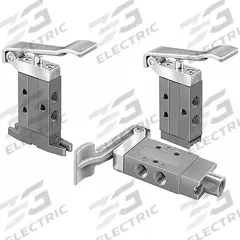 PARKER Manual Air Control Valve: DirectAir 2, Three-Way / Two-Position, Lever, 1/8 in Female NPT (MPN 414711000). Key specifications — attr1084737: Aluminum; attr1084764: Manual Air Control Valve; attr1084778: Spool; attr1084767: DirectAir 2; attr1084731: 414711000; attr1084739: PARKER; attr1084765: Spring Return; attr1084768: DirectAir 2.