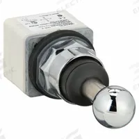 SCHNEIDER ELECTRIC Joystick: Vertical and Horizontal Operation, 4 Positions, Momentary, Non-Latching (MPN 9001K35). Key specifications — Bezel Material: Metal; Contact Form: Not Included; Switch Action: Momentary; Series: 9001K; Brand: SCHNEIDER; Number of Positions: 4 + Center Off.