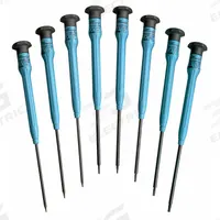 MOODY TOOL ESD Safe Precision Screwdriver Set: 1-10 Pieces, 8 Pieces, Torx Tip, T1-TR8 Tip Size (MPN 58-0451). Key specifications — attr1205274: MOODY TOOL; attr1205269: T1-TR8.