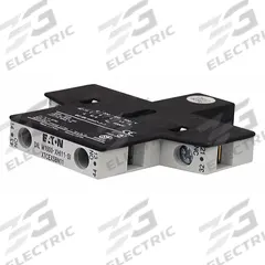 EATON Auxiliary Contact: 1NO/1NC, Side Mount, Side-Mounted (MPN XTCEXSBN11). Key specifications — Frame Size: D; Brand: EATON; Compatible with Series: XT Contactors.