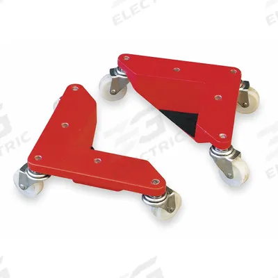 APPROVED VENDOR Furniture Dolly: 880 lb, Red, 4 in H x 9 in W x 9 in D - Leg, Edge & Corner Mount Desk & Furniture Dollies