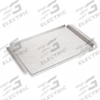 CROWN VERITY Fish and Vegetable Tray: Stainless Steel, 22 in Overall Wd, 13 in Overall Dp, Tray (MPN PGT-1117). Key specifications — Brand: CROWN VERITY; Manufacturer Part Number: PGT-1117; Compatible with Grainger Part Number: 12H028; Material: Stainless Steel; Product Type: Tray.