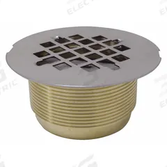 ADVANCE TABCO Sink Drain: Brass, Brass, 4 in Overall Ht, 3 1/2 in Overall Dia, Threaded (MPN K-16). Key specifications — Product Type: Sink Drain; Brand: ADVANCE TABCO; Finish: Brass; Material: Brass; Includes Overflow: No; Includes: Strainer.