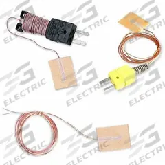 OMEGA Standard Thermocouple Probes: 350°F /0°C to 175°C, Type J, For Air Media Type, Stick-On (MPN SA1-J). Key specifications — Brand: OMEGA; Cable Material: PFA Insulation; Cable Length: 40 in; Process Mounting Connection: Stick-On; Maximum Wire Gauge: 30 AWG.