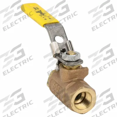 APOLLO Manual Two-Way Ball Valve: 3/8 in, Bronze, Straight, FNPT x FNPT - Bronze Ball Valves