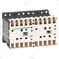 SCHNEIDER IEC Magnetic Contactor: Reversing, 3 Poles, 3NO Contacts, 9 A, 24V AC Coil (MPN LC2K09107B7). Key specifications — Brand: SCHNEIDER; Integrated Surge Suppression: No.