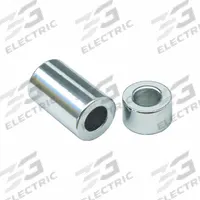 APPROVED VENDOR Chrome Spacer: 1/2 in Screw Size, 2 in Overall Lg, Round, Steel, Chrome-Plated (MPN MPB4326). Key specifications — For Screw Size: 1/2 in; Color: Silver; Brand: APPROVED VENDOR.