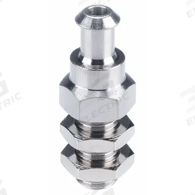 SMC Vacuum Pad Adapter: For 10 mm to 16 mm Pad Size, 6 mm Port Size, 250°C Max Op Temp - External Threaded Vacuum Pad Adapters
