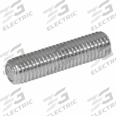JW WINCO Set Screw with Magnet: Zinc Plated, Steel, M8 Thread Size, 20 mm Overall Lg - Magnetic Flat Point Set Screws