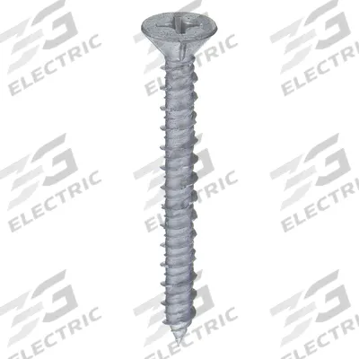 APPROVED VENDOR Concrete Anchor Screw: 3 1/4 in Overall Lg, 1/4 in Dia, Stainless Steel - Flat-Head Screw Anchors