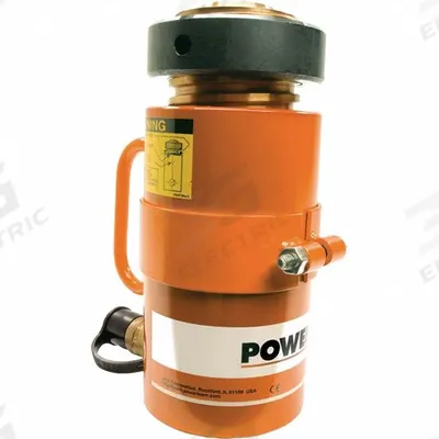 POWER TEAM Hydraulic Cylinder: Single Acting, 55 ton Nominal Capacity, 6 in Nominal Stroke Lg - General Purpose Rams