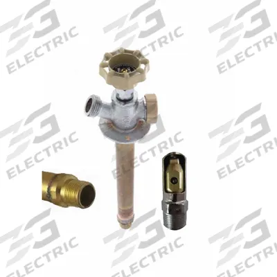 QUARTER BALL Ball Valve Sillcock: Quarter-Turn, Brass, Nickel, Plastic - Sillcocks