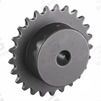 TRITAN Roller Chain Sprocket: 35, For 3/8 in Chain Pitch, 1/2 in Bore Dia, 25 Teeth, Steel (MPN 35BS25H X 1/2). Key specifications — Brand: TRITAN.