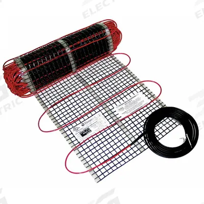 THERMOSOFT Under Floor Electric Heating System: 1,440 W Watt Output, 80 ft Overall Lg - Under Floor Electric Heating Systems