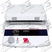 OHAUS Hot Plate Stirrer: US Std Plug Type, 1 Positions, 7 in Plate Wd, 7 in Plate Lg, Rectangular (MPN e-G52HP07C 100-120V). Key specifications — attr1025312: OHAUS; attr1025316: Digital; attr1025320: Yes; attr1025333: Ceramic Coated Aluminum; attr1025337: Hot Plate Stirrer; attr1029342: Hot Plate Stirrer; attr1029343: Yes; attr1071280: 100-120V AC.